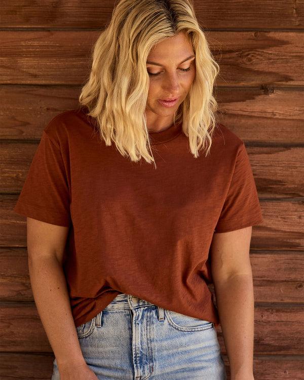 Outerknown Saltwater Slub Tee Copper