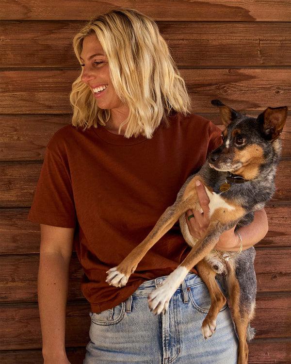 Outerknown Saltwater Slub Tee Copper