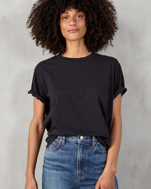 Outerknown Saltwater Slub Tee Pitch Black