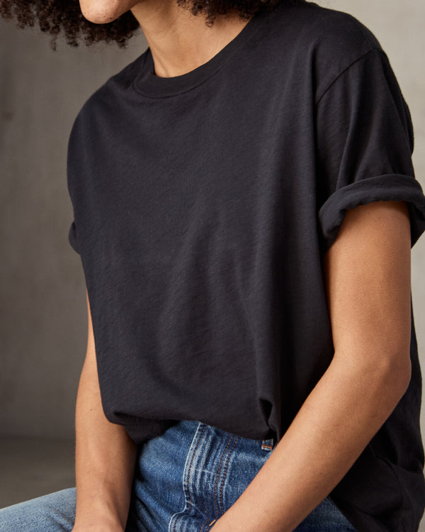 Outerknown Saltwater Slub Tee Pitch Black