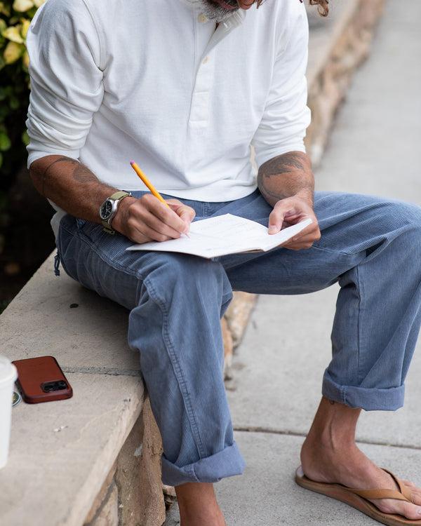 Outerknown Seventyseven Cord Pants Washed Marine