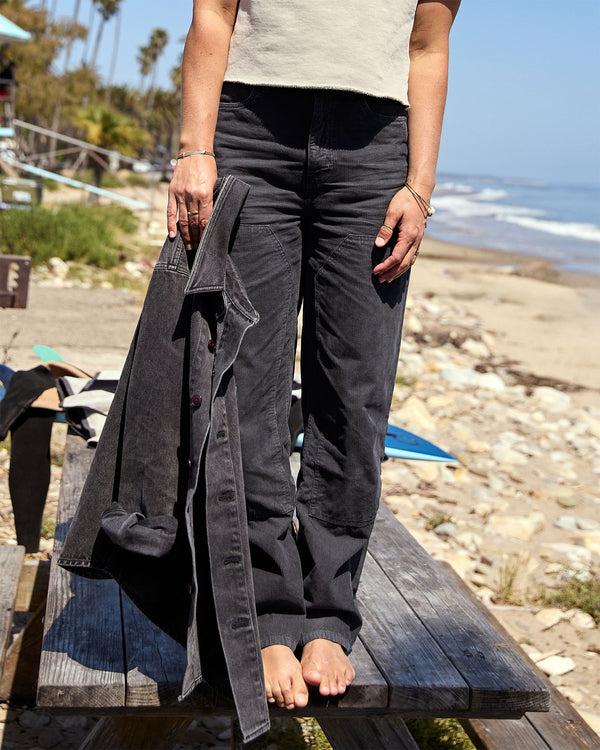 Outerknown Smith Cord Pant Washed Black