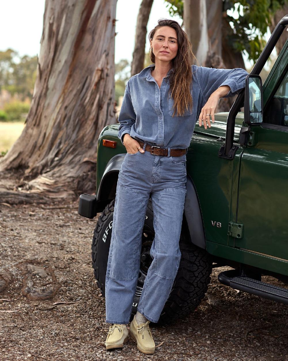 outerknown Smith Cord Pant Washed Marine