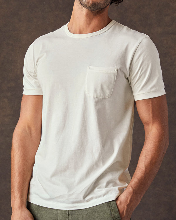 Outerknown Sojourn Pocket Tee Salt