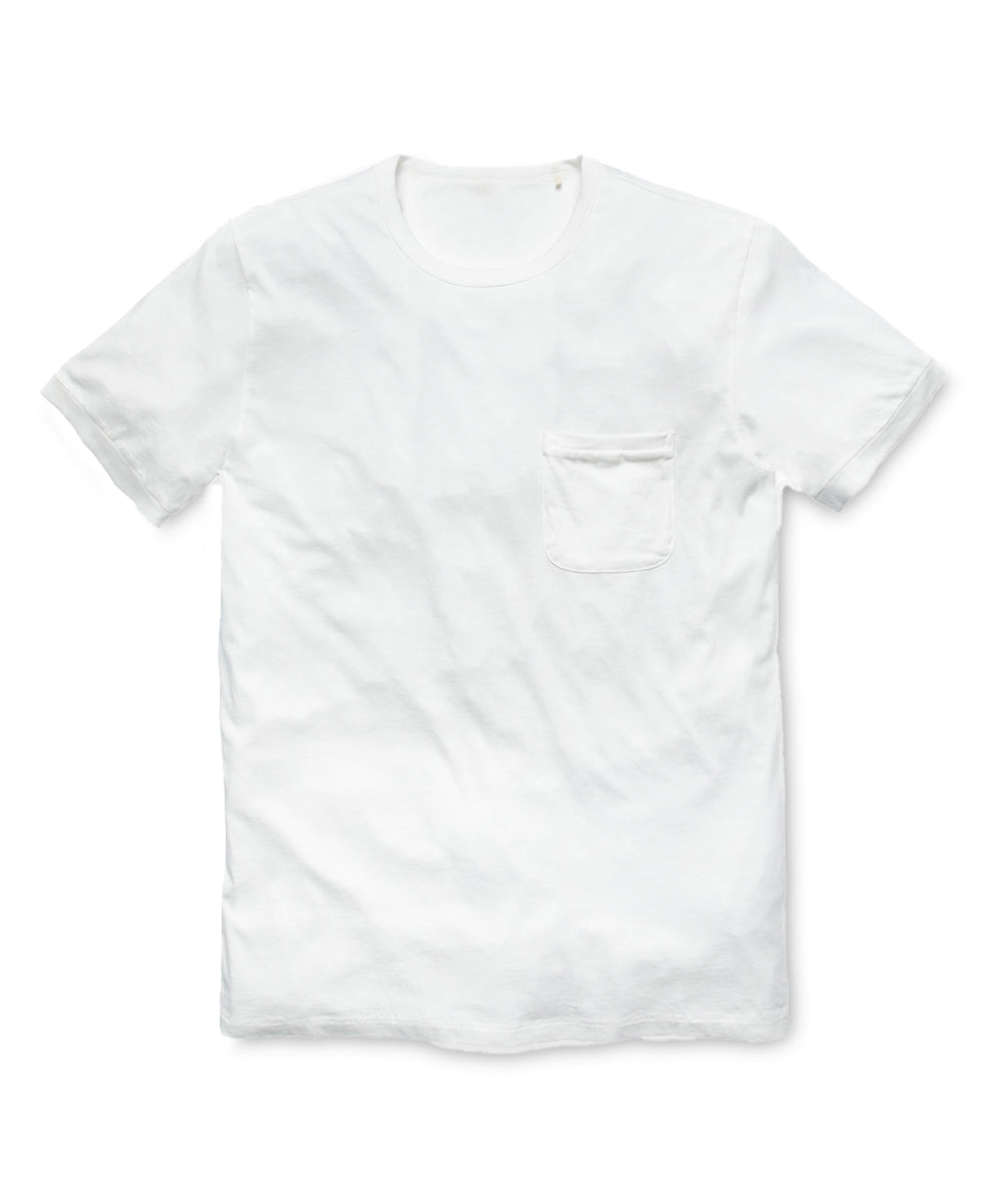 outerknown Sojourn Pocket Tee Salt