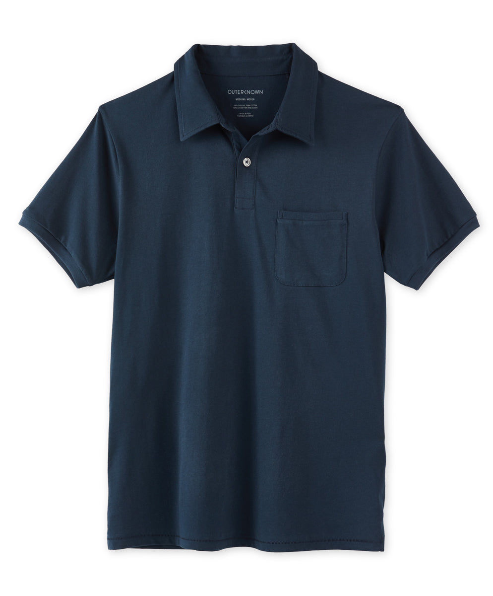 outerknown Sojourn Polo Indigo