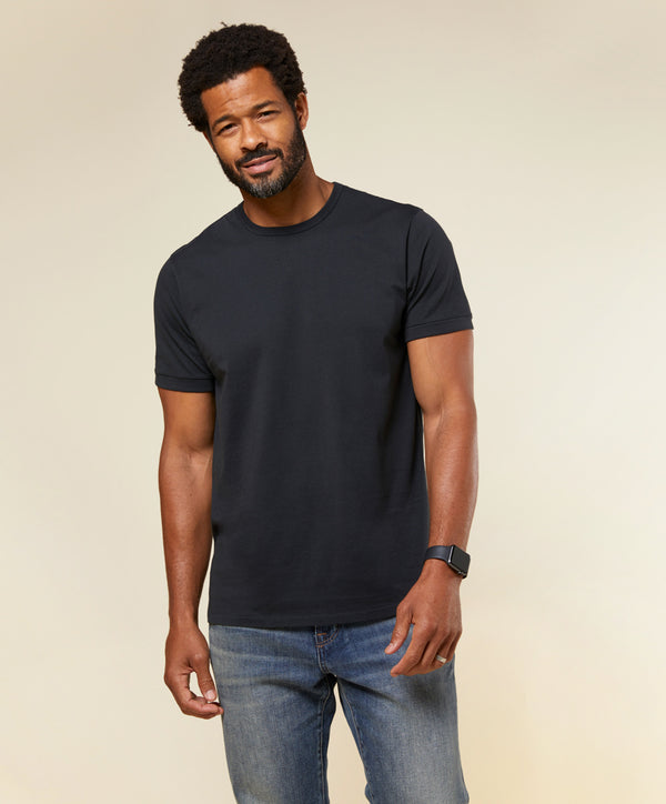 Outerknown Sojourn Tee Bright Black