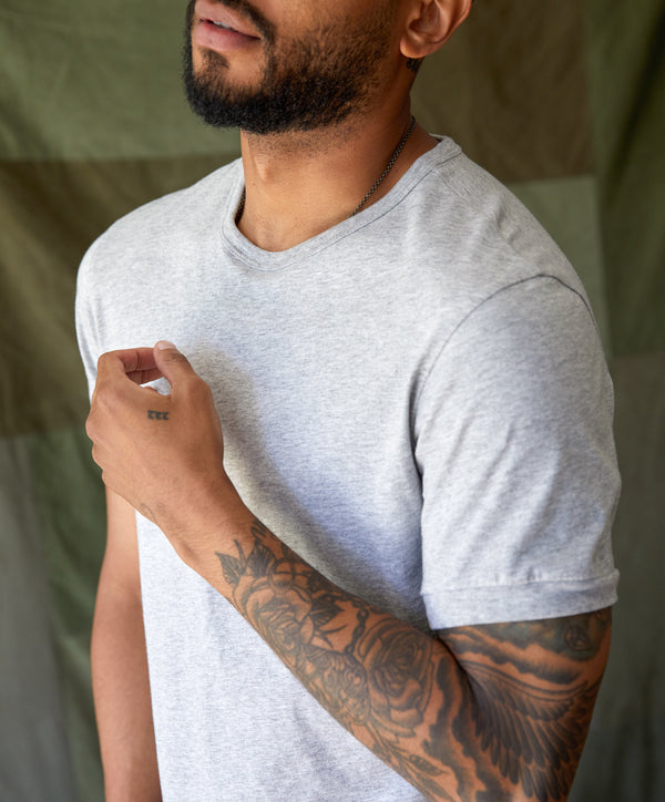 Outerknown Sojourn Tee Heather Grey