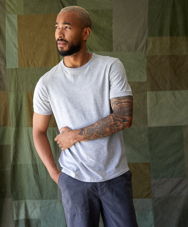 Outerknown Sojourn Tee Heather Grey