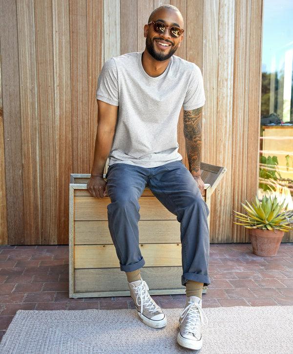 Outerknown Sojourn Tee Heather Grey