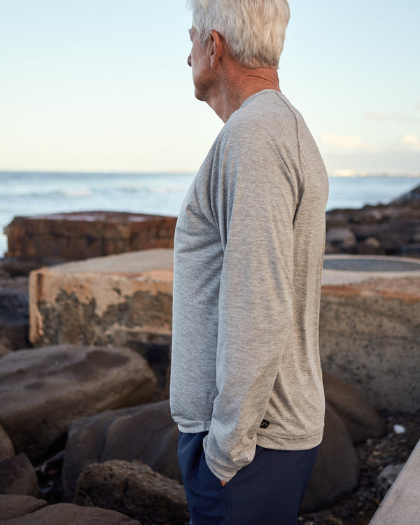 Outerknown Sun Shirt Heather Grey