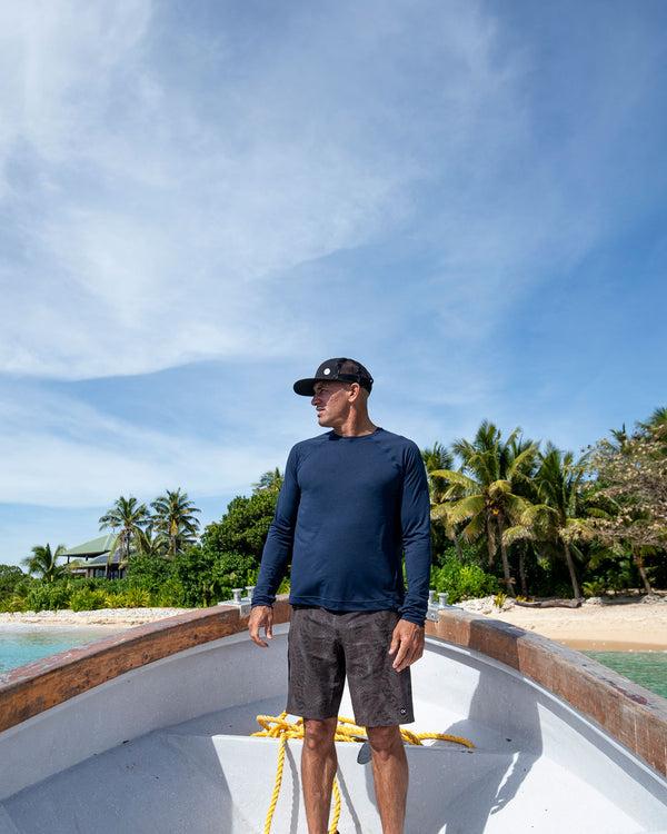 Outerknown Sun Shirt Marine