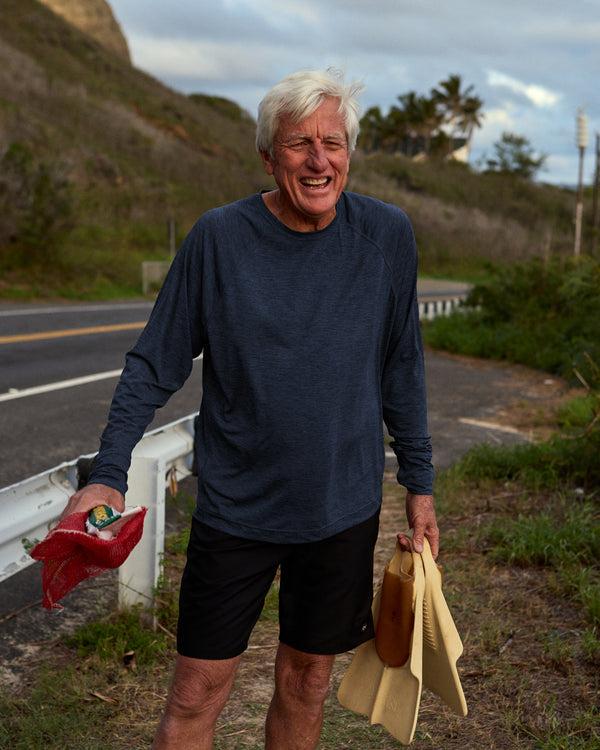 Outerknown Sun Shirt Marine