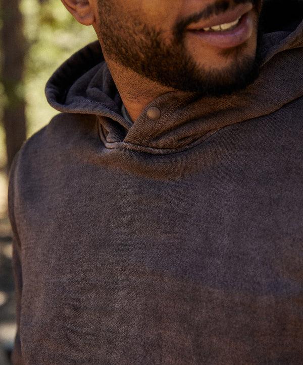 Outerknown Sur Snap Hoodie Coffee