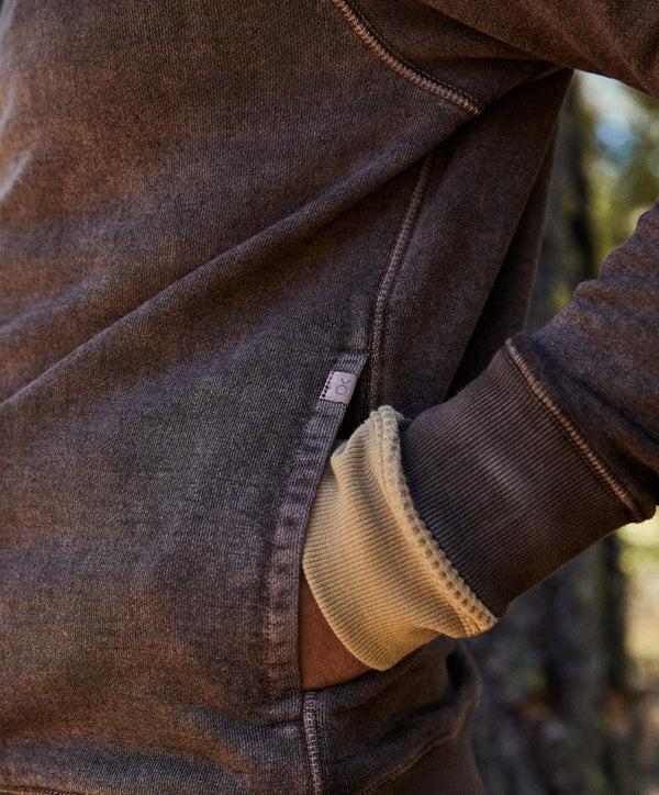 Outerknown Sur Snap Hoodie Coffee