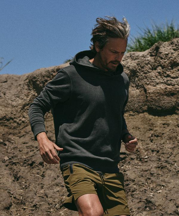 Outerknown Sur Snap Hoodie Faded Black
