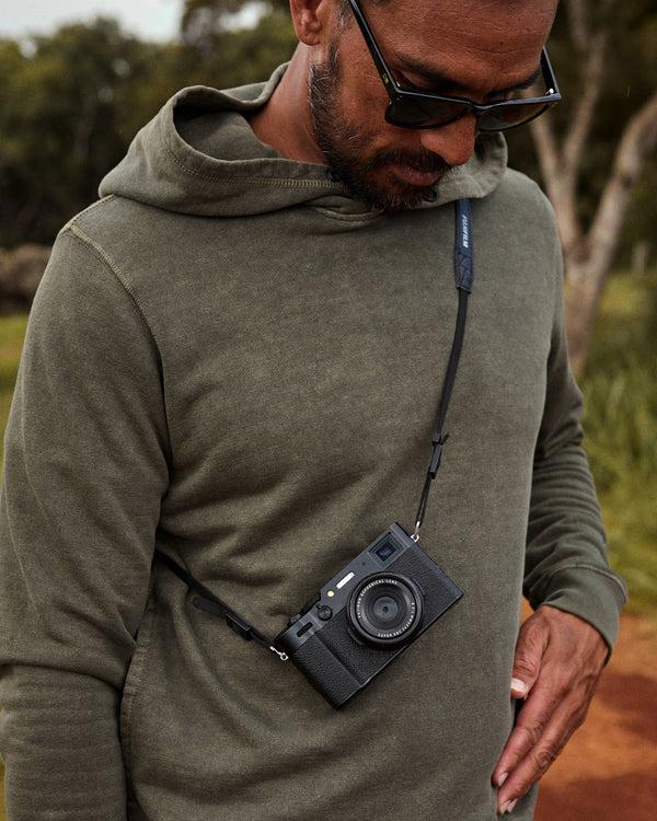 Outerknown Sur Snap Hoodie Olive Branch