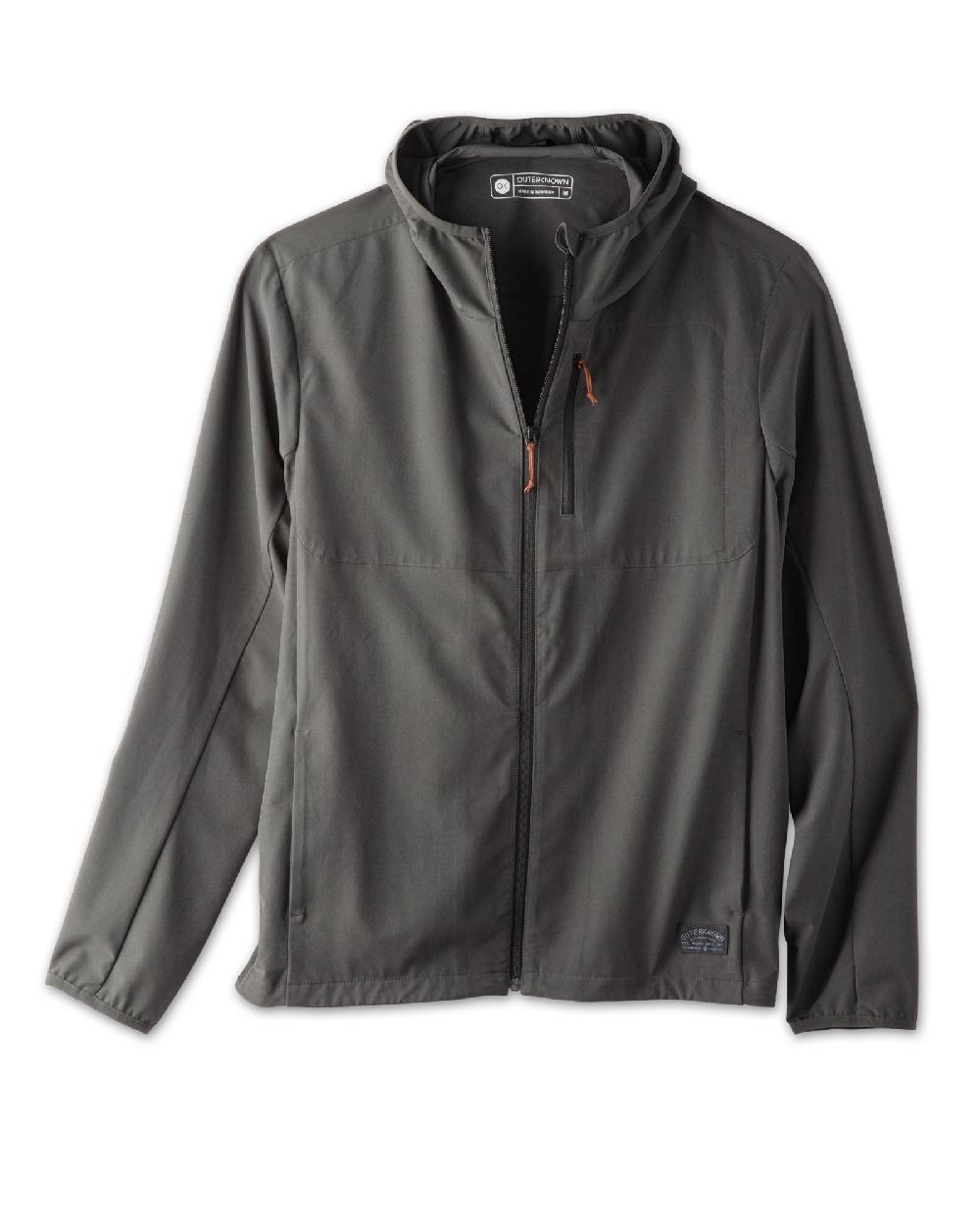 outerknown The Alta Windbreaker Charcoal