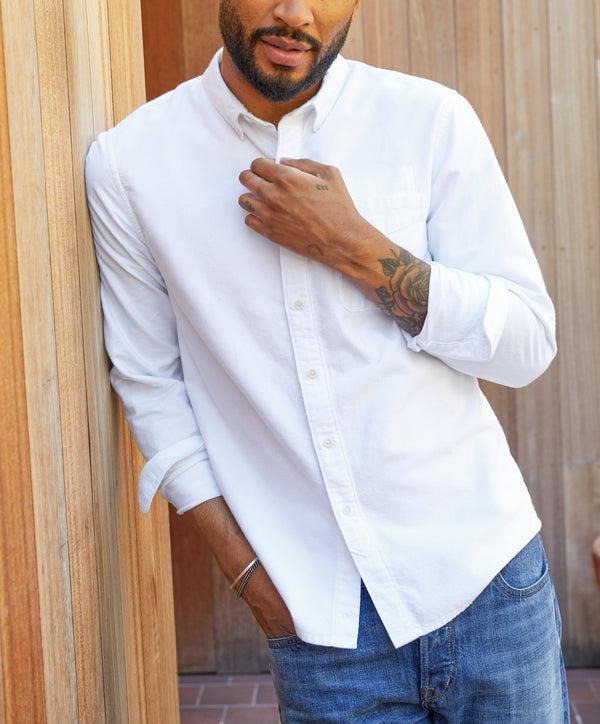 Outerknown The Artist Oxford Bright White