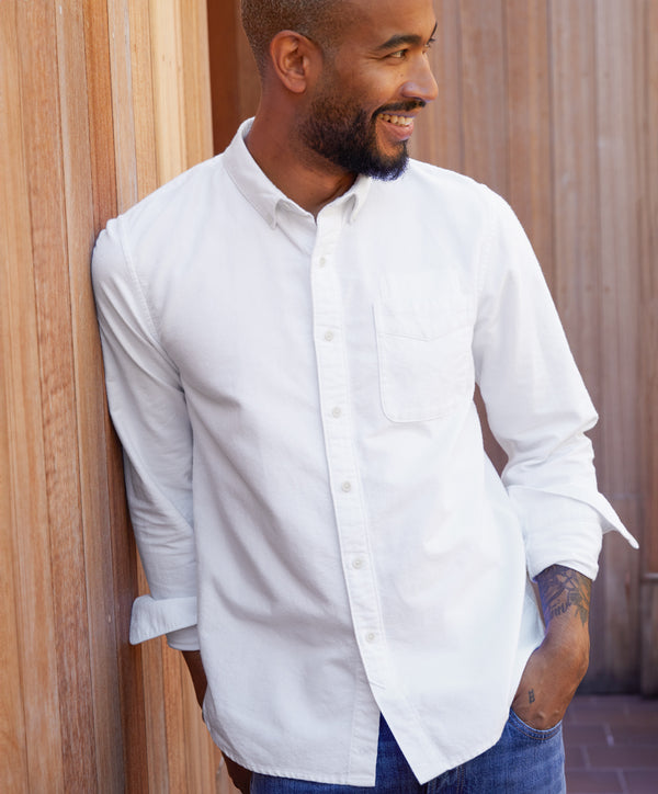 Outerknown The Artist Oxford Bright White