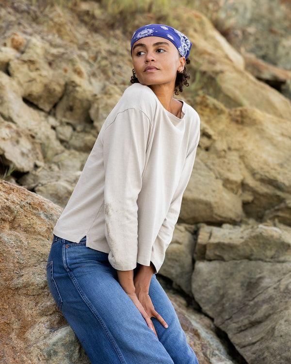 Outerknown The Big Heavy Mariner Tee Sandstone