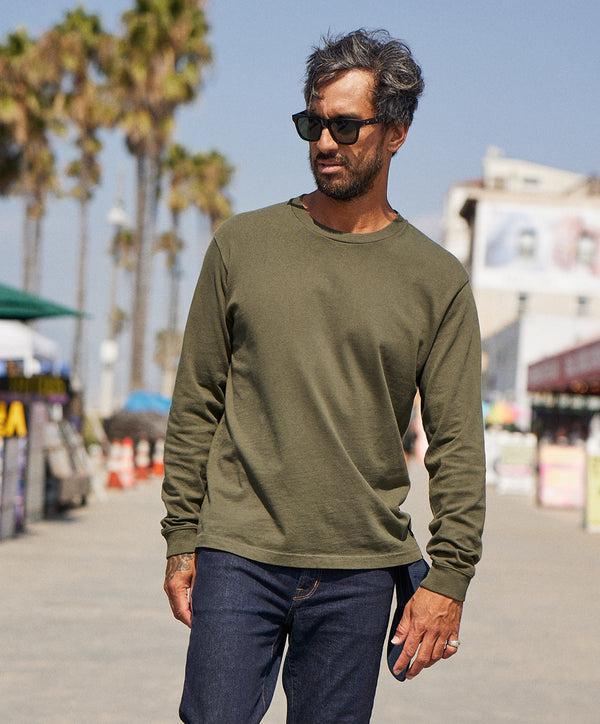 Outerknown The Big Heavy Tee Deep Olive