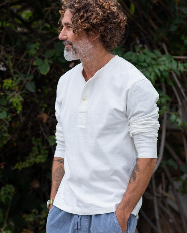 Outerknown The Big Heavy Tee Henley Salt