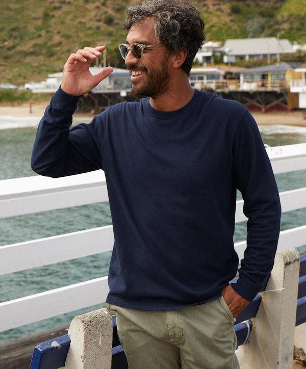 Outerknown The Big Heavy Tee Indigo