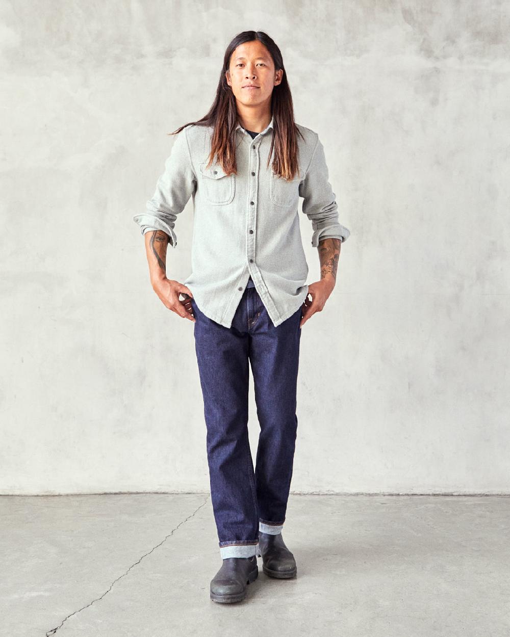 outerknown The Dunes Straight Selvedge Jean Rinse