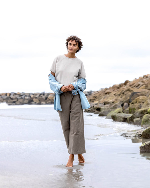 Outerknown The Easy S/S Sweatshirt Sandstone