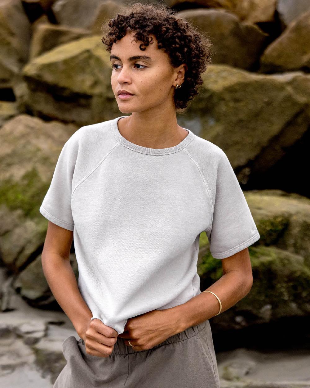 outerknown The Easy S/S Sweatshirt Sandstone