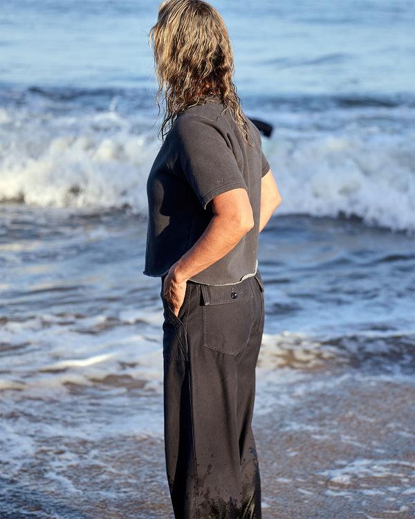 Outerknown The Easy S/S Sweatshirt Washed Black