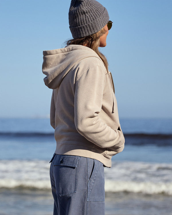 Outerknown The Easy Zip Hoodie Sandstone