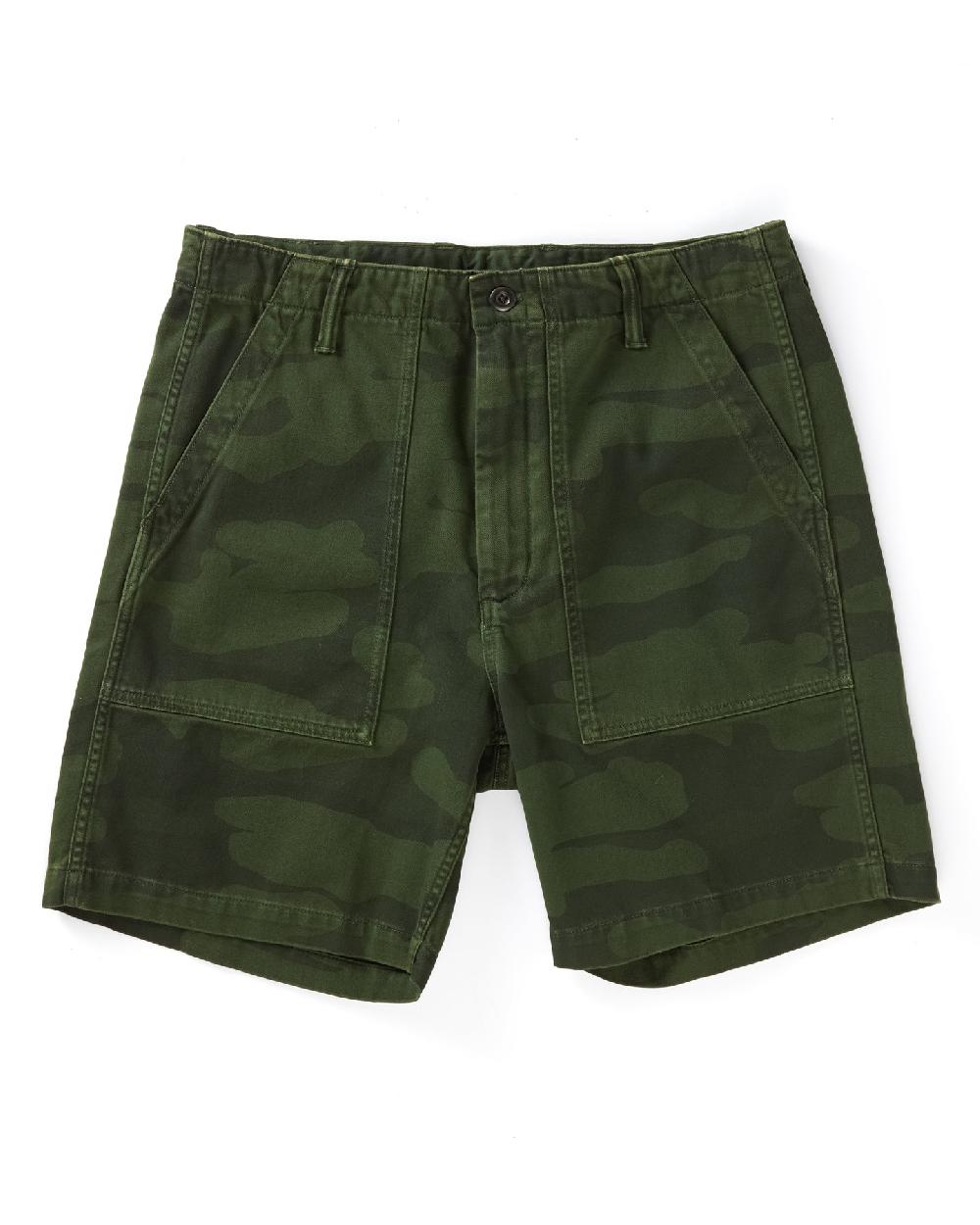 outerknown The Field Short Olive Night Camo