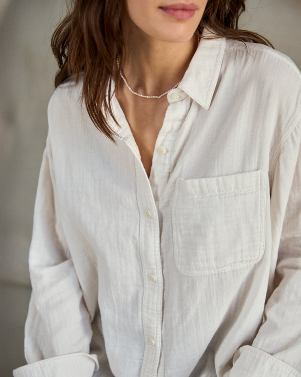 Outerknown The Gauze Weekend Shirt Salt