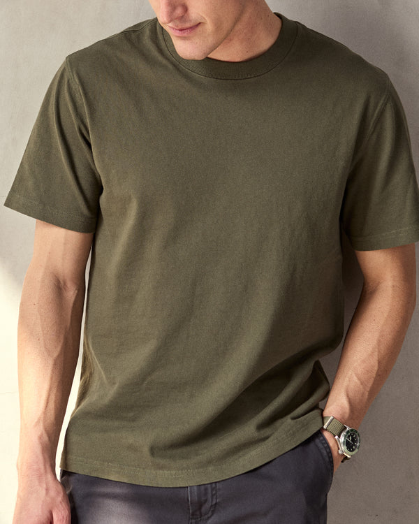 Outerknown The S/S Big Heavy Tee Deep Olive