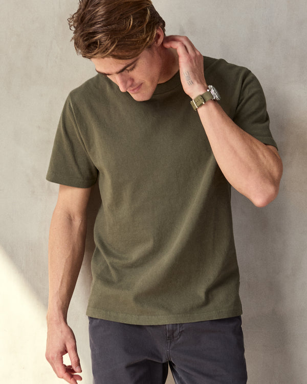 Outerknown The S/S Big Heavy Tee Deep Olive
