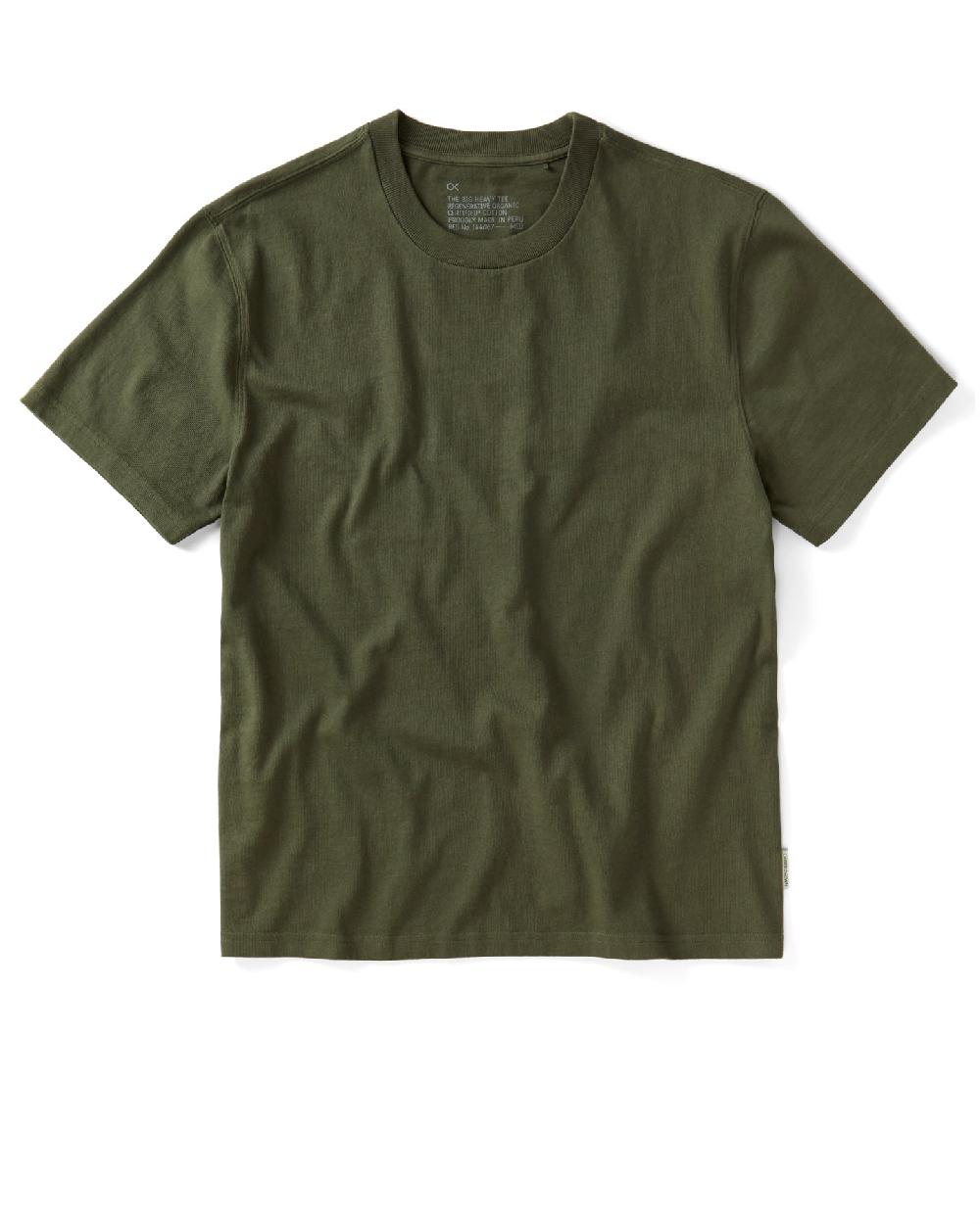 outerknown The S/S Big Heavy Tee Deep Olive