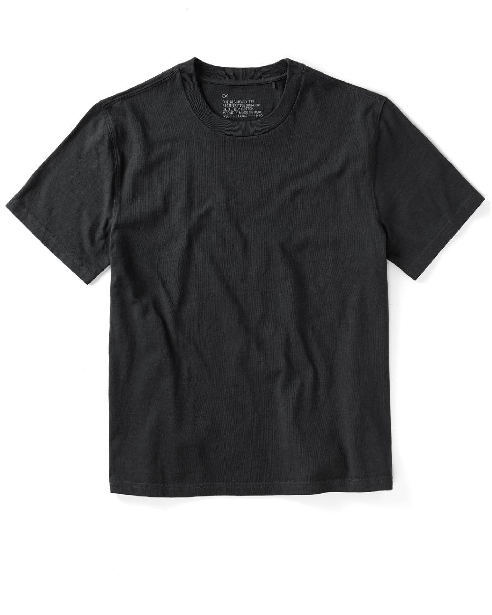outerknown The S/S Big Heavy Tee Washed Black