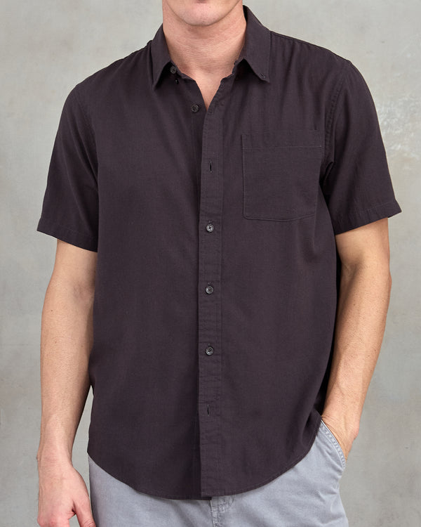 Outerknown The S/S Studio Shirt Washed Black
