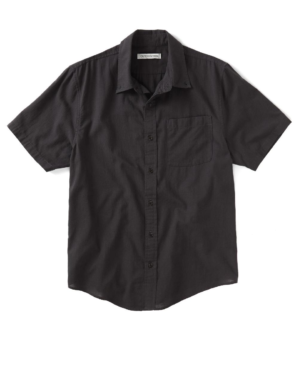 outerknown The S/S Studio Shirt Washed Black