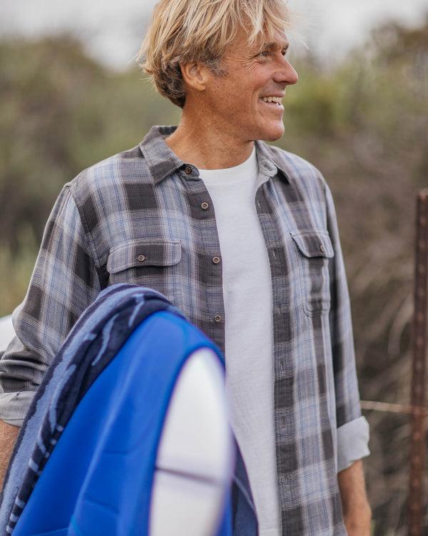 Outerknown The Slowdown Shirt Beachwood Rays Plaid