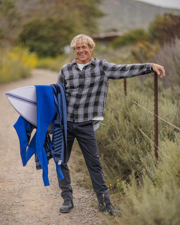 Outerknown The Slowdown Shirt Beachwood Rays Plaid