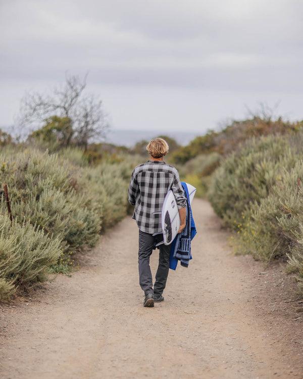 Outerknown The Slowdown Shirt Beachwood Rays Plaid