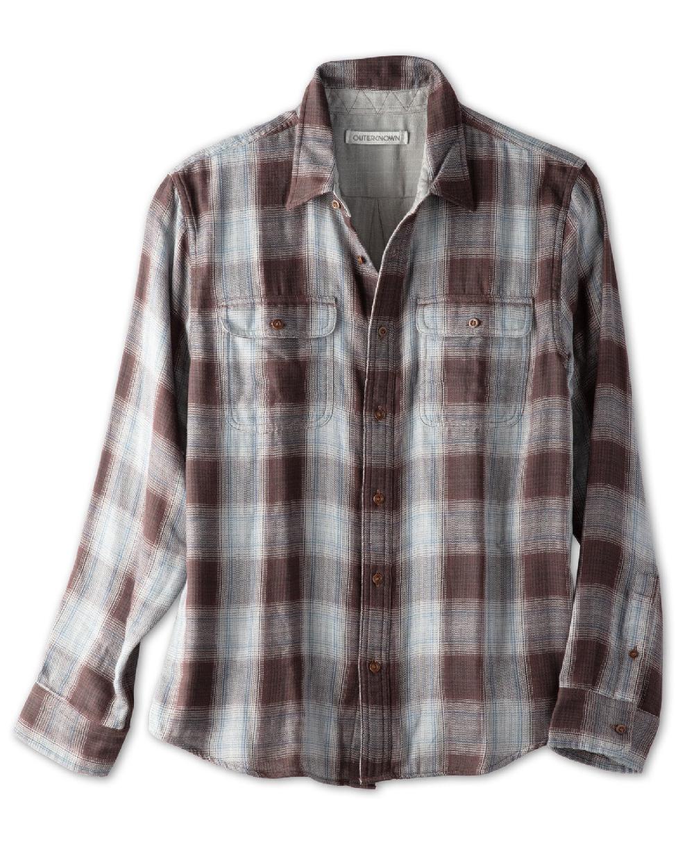 outerknown The Slowdown Shirt Beachwood Rays Plaid
