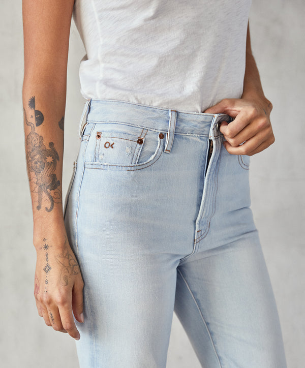 Outerknown The Strand Straight Jean Pale Blue