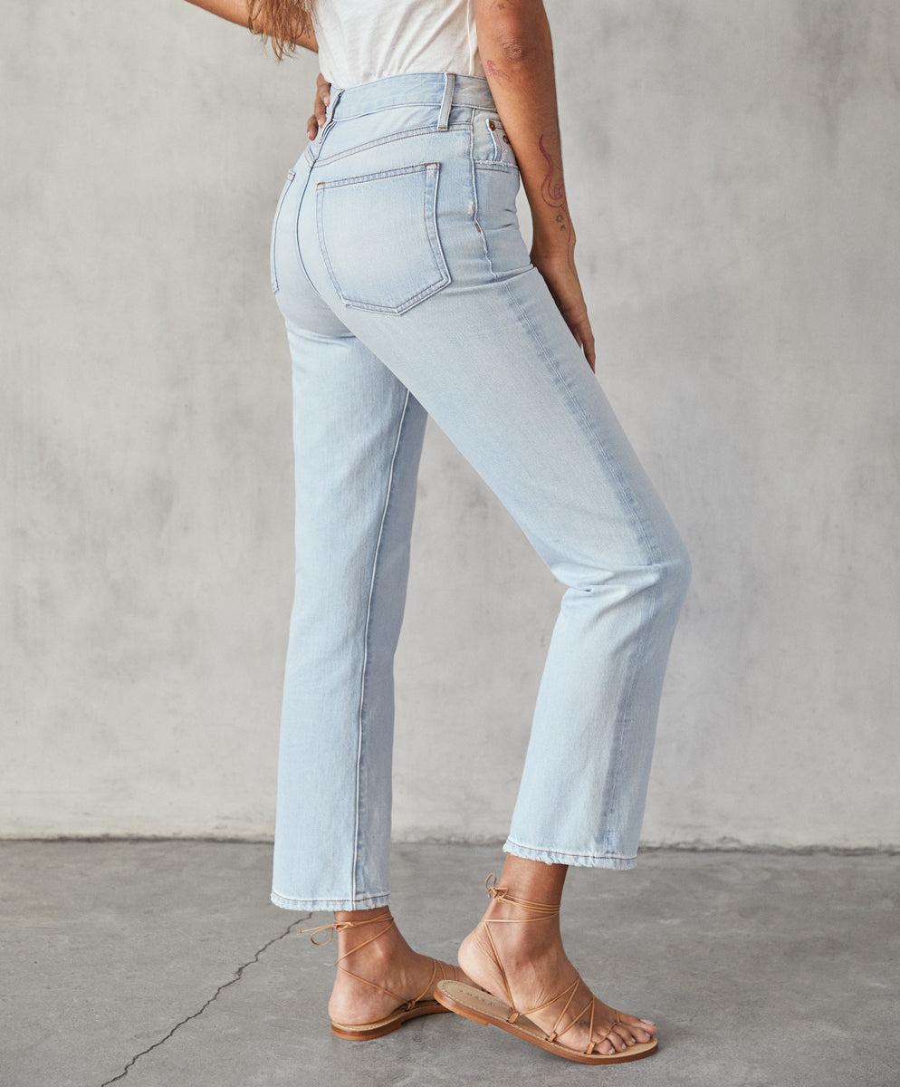 outerknown The Strand Straight Jean Pale Blue