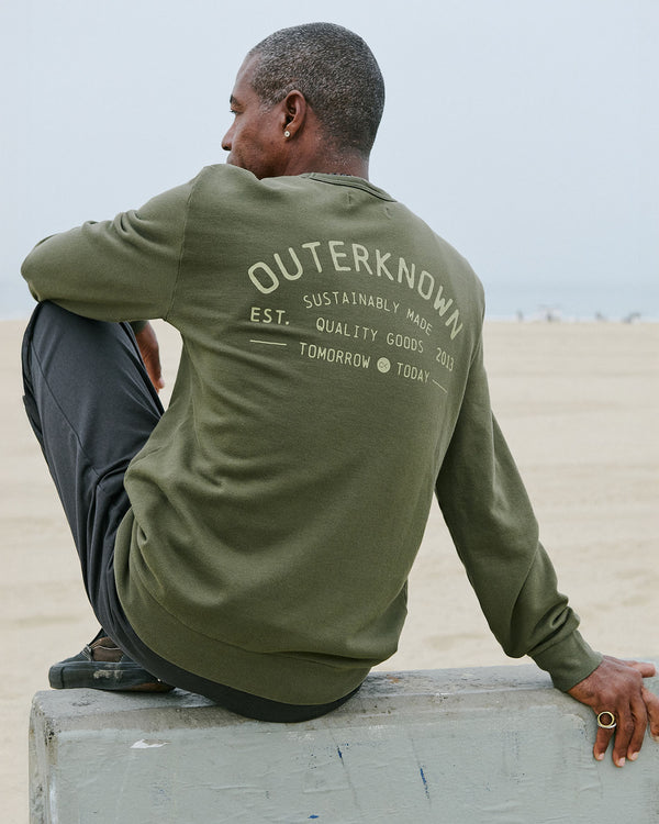Outerknown The Team Crew Deep Olive