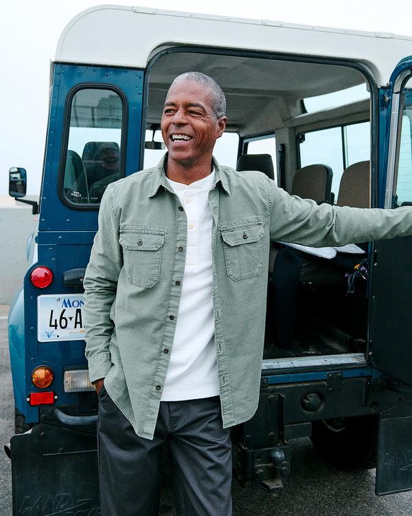 Outerknown The Utilitarian Shirt Olive Drab