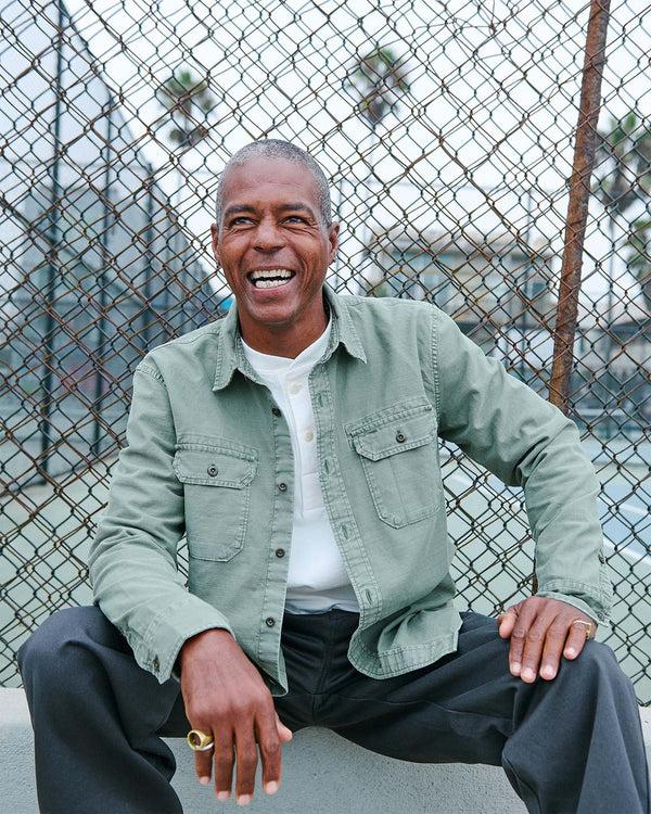 Outerknown The Utilitarian Shirt Olive Drab